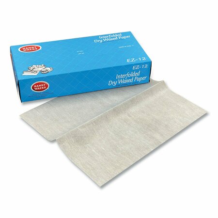 HANDY WACKS Interfolded Dry Waxed Paper, 10.75 x 12, 6000PK EZ12
